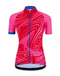 SANTINI jersey de manga corta - GIADA POP LADY - rosa/azul