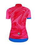 SANTINI jersey de manga corta - GIADA POP LADY - rosa/azul