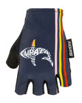 SANTINI guantes de dedos cortos - NIBALI - azul
