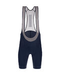 SANTINI pantalones cortos de tirantes - KARMA DELTA - azul