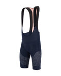 SANTINI pantalones cortos de tirantes - FRECCIA - azul