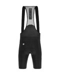 SANTINI pantalones cortos de tirantes - TONO DINAMO - negro