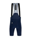 SANTINI pantalones cortos de tirantes - TONO DINAMO - azul
