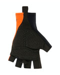 SANTINI guantes de dedos cortos - ISTINTO - negro/naranja