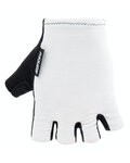 SANTINI guantes de dedos cortos - CUBO - blanco