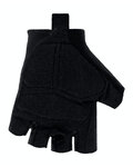 SANTINI guantes de dedos cortos - CUBO - negro