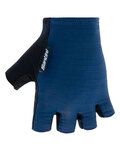 SANTINI guantes de dedos cortos - CUBO - azul