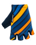 SANTINI guantes de dedos cortos - RAGGIO - amarillo/azul