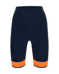 SANTINI pantalones cortos sin tirantes - GIADA LUX LADY - naranja/azul
