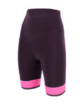 SANTINI pantalones cortos sin tirantes - GIADA LUX LADY - rosa/púrpura
