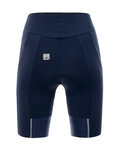 SANTINI maillot corto y pantalón corto - TONO SFERA LADY - blanco/azul
