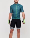 SANTINI maillot corto y pantalón corto - KARMA KITE - verde/negro