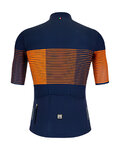 SANTINI jersey de manga corta - TONO FRECCIA - azul/naranja
