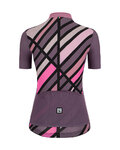 SANTINI maillot corto y pantalón corto - SLEEK RAGGIO LADY - rosa/negro/púrpura