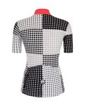 SANTINI jersey de manga corta - TONO SFERA LADY - negro/blanco