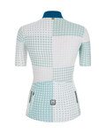 SANTINI jersey de manga corta - TONO SFERA LADY - blanco/azul