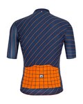 SANTINI jersey de manga corta - SLEEK DINAMO - naranja/azul