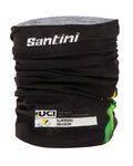 SANTINI calentador de cuello - UCI WC FLANDERS 2021 - arcoíris/negro