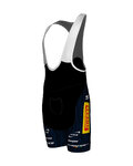 SANTINI pantalones cortos de tirantes - TREK PIRELLI 2021 - negro