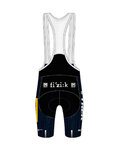 SANTINI pantalones cortos de tirantes - TREK PIRELLI 2021 - negro