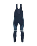 SANTINI pantalones largos con tirantes - TREK 2021 WINTER - azul