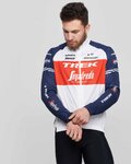 SANTINI chaqueta cortaviento - TREK SEGAFREDO 2021 - rojo/blanco/azul