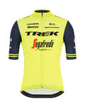 SANTINI jersey de manga corta - TREK SEGAFREDO 2021 - azul/amarillo