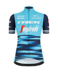 SANTINI jersey de manga corta - TREK 2021 LADY - blanco/azul