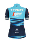 SANTINI jersey de manga corta - TREK 2021 LADY - blanco/azul