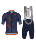 SANTINI maillot corto y pantalón corto - SLEEK DINAMO - azul