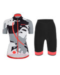 SANTINI maillot corto y pantalón corto - GIADA MAUI LADY - negro/blanco/gris