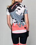 SANTINI jersey de manga corta - GIADA MAUI LADY - negro/gris/blanco