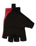 SANTINI guantes de dedos cortos - CUBO  - rojo