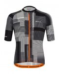 SANTINI jersey de manga corta - KARMA KINETIC - naranja/negro/blanco