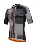 SANTINI jersey de manga corta - KARMA KINETIC - naranja/negro/blanco