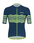 SANTINI jersey de manga corta - TONO PROFILO - verde