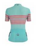 SANTINI jersey de manga corta - TONO PROFILO LADY - naranja/azul