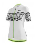 SANTINI jersey de manga corta - TONO PROFILO LADY - blanco/negro