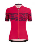 SANTINI maillot corto y pantalón corto - TONO PROFILO LADY - negro/rosa