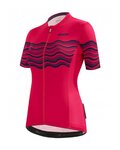 SANTINI jersey de manga corta - TONO PROFILO LADY - rosa/negro