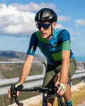 SANTINI jersey de manga corta - DELTA OPTIC - verde/azul
