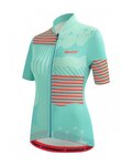 SANTINI jersey de manga corta - GIADA OPTIC LADY - azul/rosa