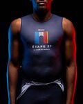 SANTINI camiseta sin mangas - TOUR DE FRANCE 2022 - azul