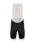 SANTINI pantalones cortos de tirantes - TOUR DE FRANCE 2022 - blanco/negro