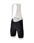 SANTINI pantalones cortos de tirantes - TOUR DE FRANCE 2022 - blanco/negro