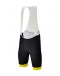 SANTINI pantalones cortos de tirantes - TOUR DE FRANCE 2022 - amarillo/negro