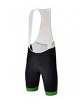 SANTINI pantalones cortos de tirantes - TOUR DE FRANCE 2022 - negro/verde