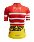 SANTINI jersey de manga corta - TOUR DE FRANCE 2022 - blanco/rojo/amarillo