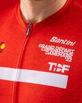 SANTINI jersey de manga corta - TOUR DE FRANCE 2022 - blanco/rojo/amarillo