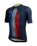 SANTINI jersey de manga corta - TOUR DE FRANCE 2022 - blanco/rojo/azul